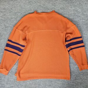 Vintage Vans Sweater Men's Large Orange Blue Crew Skater Y2K Streetwear
